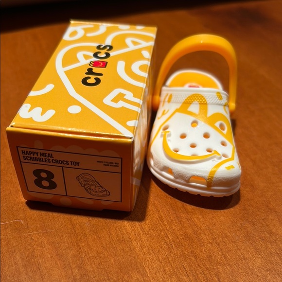 CROCS Other - NIB McDonalds Happy Meal Scribbles Crocs toy number 8 Smoke free pet free home